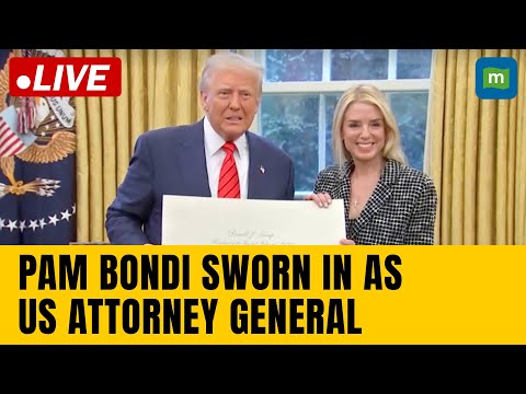 LIVE: Pam Bondi Sworn in as U.S. Attorney General | USA I America | N18G Episode cover