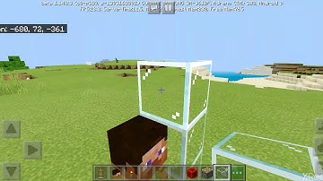 (How to make an armour stand glass display case ) MinecraftTutorial