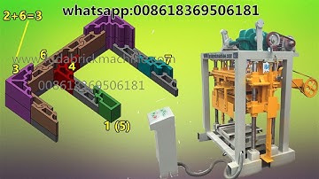 QT40 2 small concrete habiterra block making machine