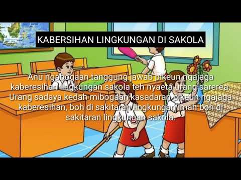 Tugas artikel Bahasa sunda tentang kebersihan lingkungan di sekolah