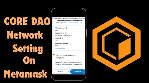 HOW TO ADD CORE NETWORK SETTINGS ON METAMASK IN AN EASY WAY