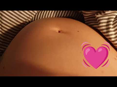 Baby kicking!