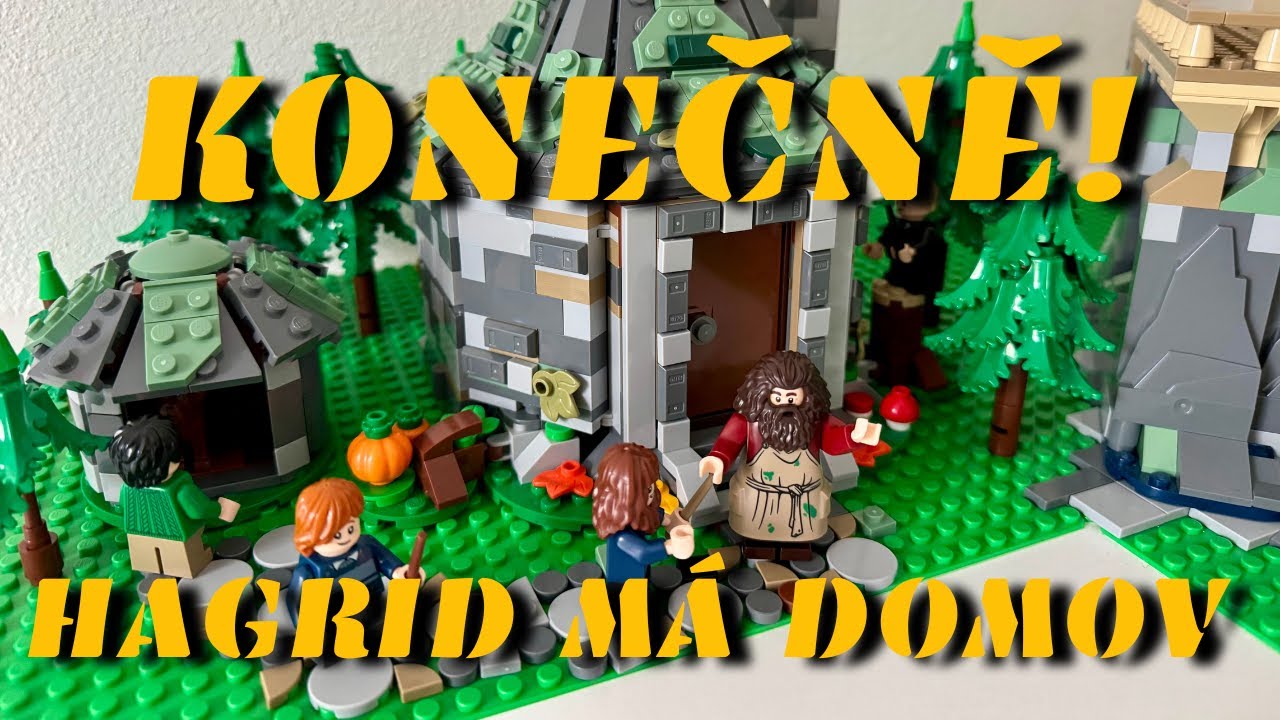 Stavím LEGO Bradavice #7 | Hagridova bouda v Zapovězeném lese