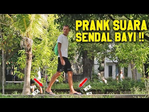 ngakak!-prank-bikin-suara-langkah-kaki-orang-bunyi-sendal-bayi-!!-prank-indonesia