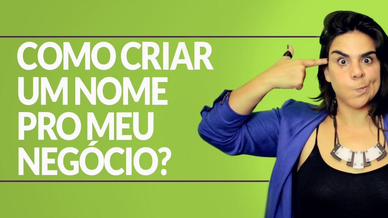 "Como criar um nome pro meu negócio?" #VQVResponde - YouTube