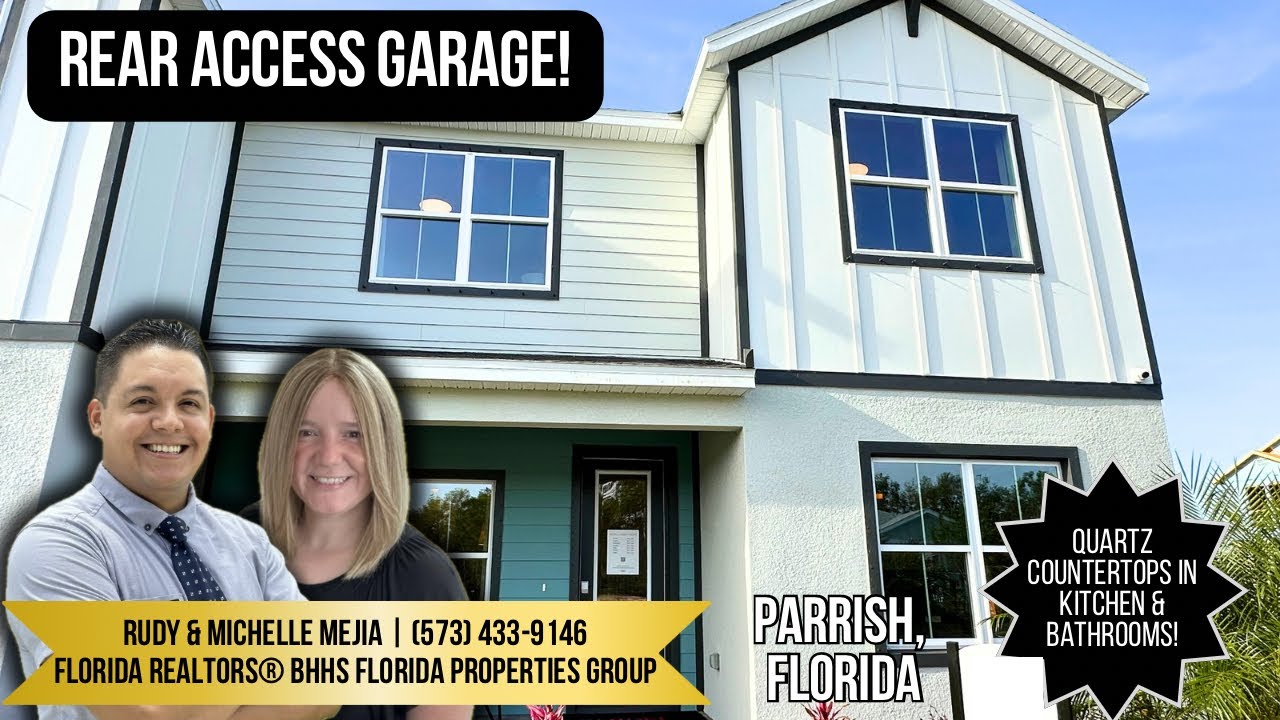 Sunny Florida DREAM Villa with Rear Access Garage! | Parrish, Florida ...
