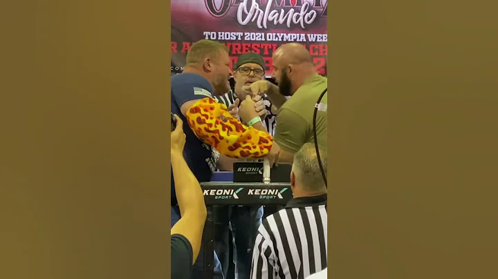 Cody Merritt vs Dave Chaffee Arm Wrestling at Olym...