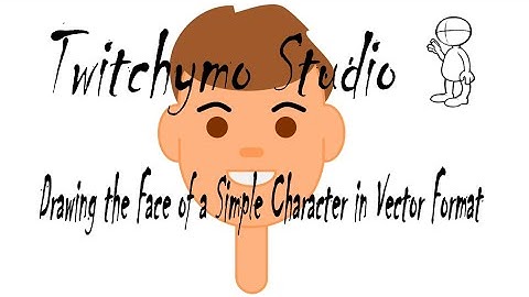 Cartoon Animator 5 Tutorial | Creating a Simple Character using Inkscape | Part 1 Drawing the Face