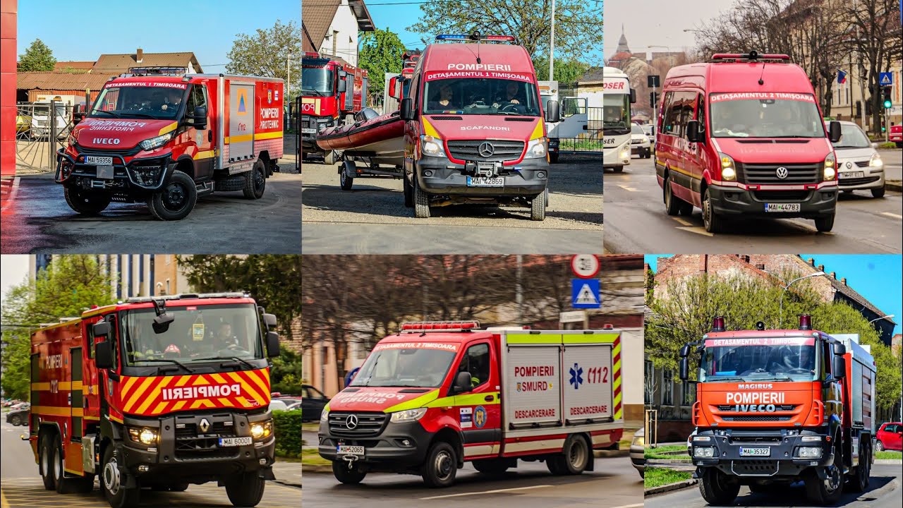 Pompierii Smurd / Smurd firefighters in/ în Timisoara