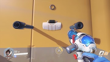 Overwatch - How to push Training Bots in Walls