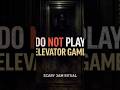 “The Elevator Game at 3AM – Do NOT Try This Alone” #shorts #horrorshorts #creepy