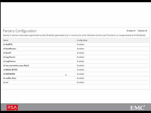 RSA Netwitness LUA Parser Overview