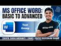 MS Word Full Course |Text Group of MS Word | Basic to Advanced | Sharan Janginamath