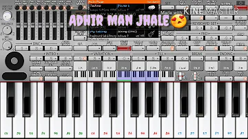 Adhir man zale piano