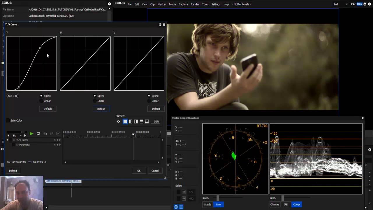 51- primary color correction effect - آموزش Edius - سعید طوفانی