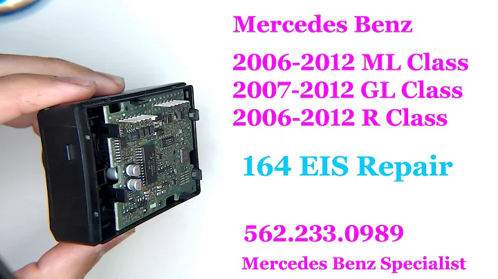 Mercedes Benz ignition switch EIS module easy fix. Key not working. Intermittent no start.