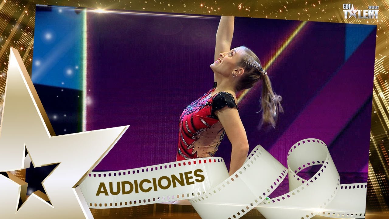 ¡Nos dejó sin aire! Cecilia llegó patinando al escenario