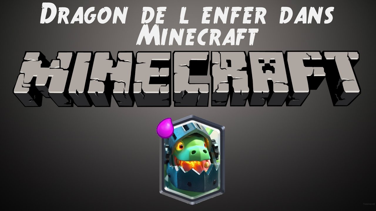 Comment faire le Dragon de l'enfer dans Minecraft - YouTube