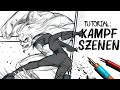 Wie man KAMPF SZENEN zeichnet | Manga Tutorial | Drawinglikeasir