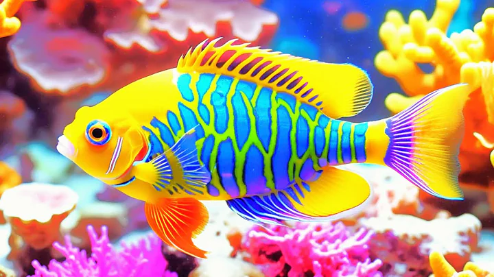 The Best 4K Aquarium - Dive Into The Mesmerizing Underwater Realm, Sea Jellyfish, Coral Reefs