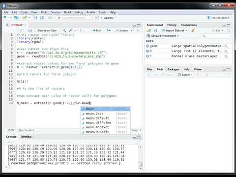 Zonal Statistics In R