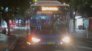杭州萧山公交 三代吉利C8E 701外环 17-9210