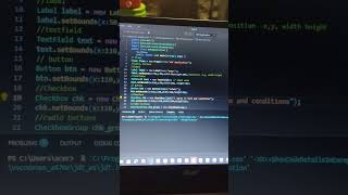 "GUI using Java, Abstract Window toolkit (AWT)💯💡💯 Amazing, create form submission,so guys try it...!