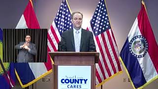 County Executive Dr. Sam Page Press Conference