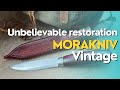 Old knife restoration  morakniv knife 19501960s