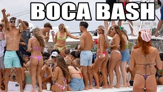 The Boca Bash: Biggest Boat Party in Florida ( IT WAS LIT ) | Part 3 | Droneviewhd