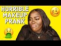 I DID MY MAKEUP BADLY TO SEE IF MY FRIENDS WOULD NOTICE  *BAD MAKEUP PRANK* (I need new friends)