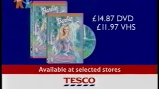 Barbie Of Swan Lake Dvd & Vhs Uk Advert 2003