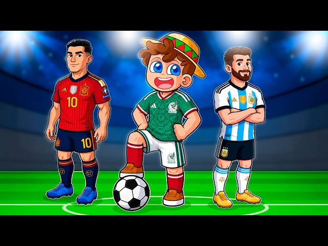 JUGUÉ al MUNDIAL de Futbol ARGENTINA vs ESPAÑA ⚽🥅😲 SILVIOGAMER en DRUNKENFC