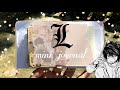 🍰 ASMR | &quot;L&quot; Death note mini journal 🍰