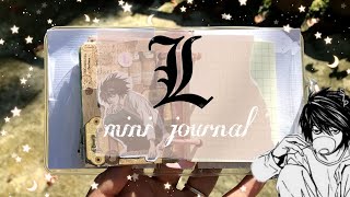 🍰 ASMR | &quot;L&quot; Death note mini journal 🍰