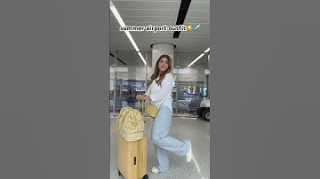 I found the BEST Summer Airport Outfit  ✈️ ☀️ #airportoutfit