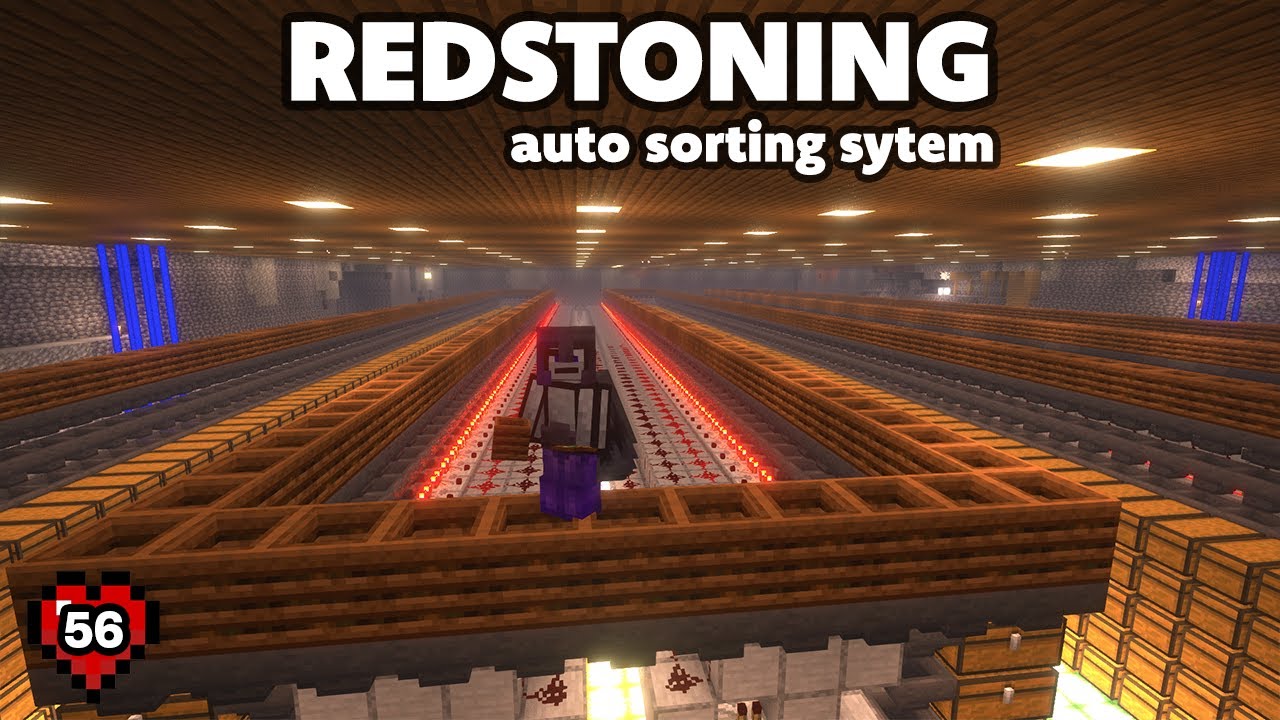 Adding Redstone To Our Auto Storage System (56) - YouTube