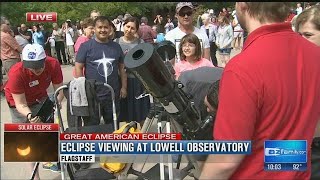 Lowell Observatory holds eclipse viewing party
