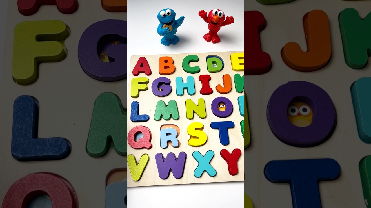 Learn the Alphabet with Cookie Monster and Elmo | Preschool Learning Video 