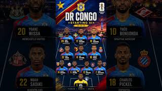 🇨🇩 DR Congo’s Strongest Starting XI for World Cup 2026! Dark Horse of Africa?