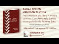 Armando Bartra y Paloma Saiz presentan: "A medio camino" #ParaLeerEnLibertad