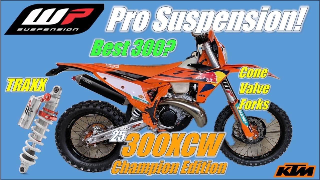 Подвеска WP Pro Components на KTM 300XCW Champion Edition 2025 года: лучший 300-кубовый мотоцикл?