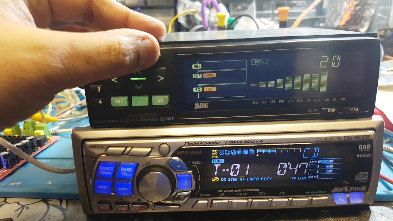 Alpine ERA G150 equaliser vintage - YouTube