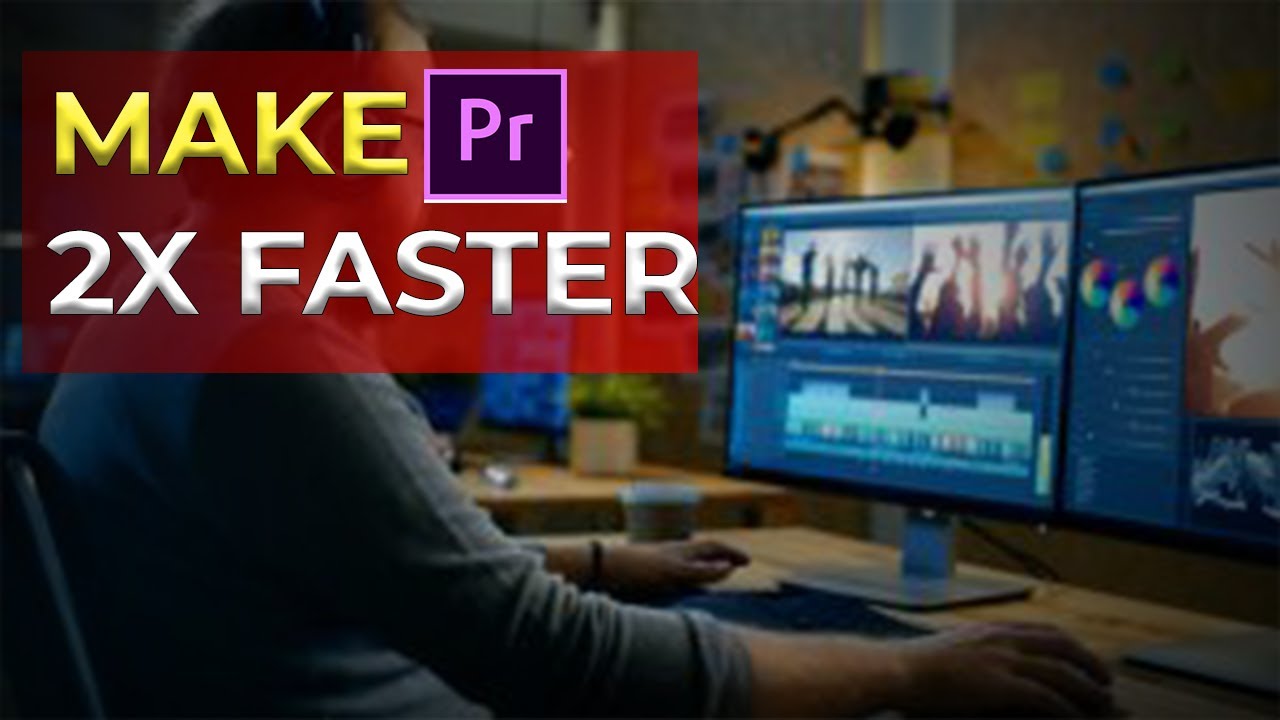 how to edit faster in premiere pro without any lag in 4gb ram - YouTube