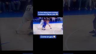 Lu Dort committing his 2nd ridiculous flagrant foul on Nikola Jokic in 10 days, backhand slap