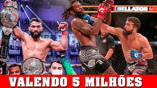 BRASILEIRO LUTA VALENDO 5 MILHÕES e o SEU CINTURÃO! Patrício Pitbull Bellator 263