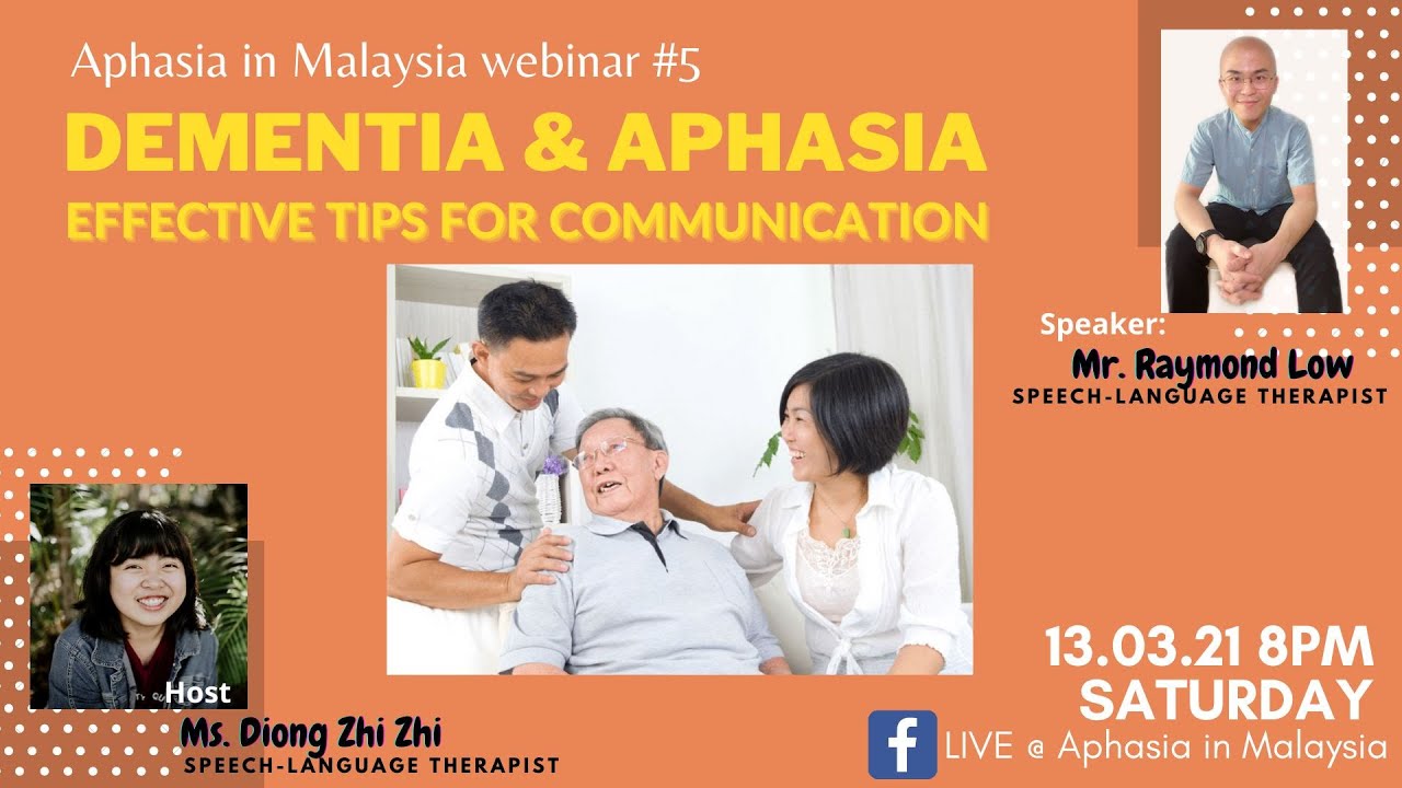 AiM Webinar #5: Dementia & Aphasia: Effective tips for communication