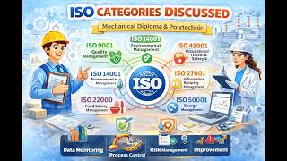 Types of ISO Standards Explained | ISO 9001, ISO 14001, ISO 45001 | Diploma &amp; Polytechnic