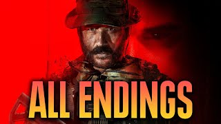 Call of Duty Modern Warfare 3 ALL ENDINGS + POST CREDIT SCENE 2023 - Captain Price Kills Shepard