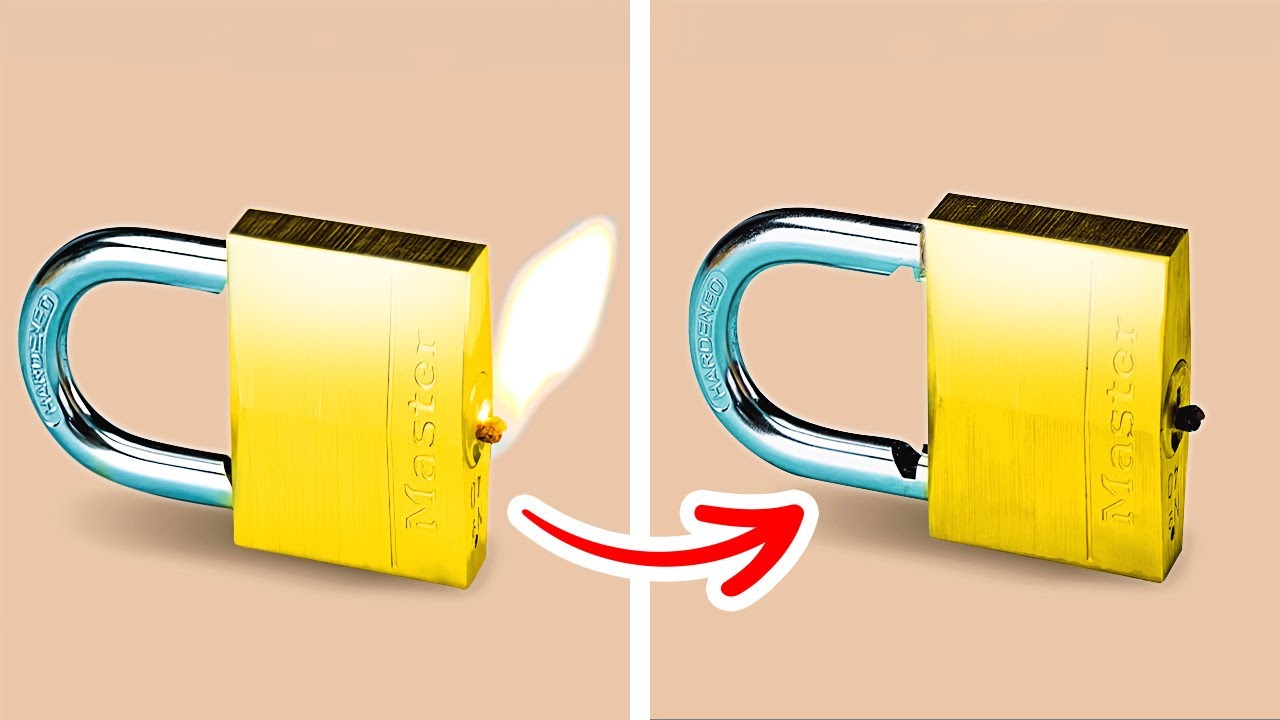 HOW TO OPEN LOCK and other random hacks